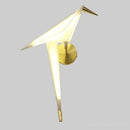 Axyaa Little Bird LED Wall Lamp: Modern Nordic Wall Sconce for Bedroom & Living Room