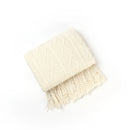 Axyaa Knitted Throw Blankets: Cozy Chunky Textured Vintage Gift, Tassel Trim