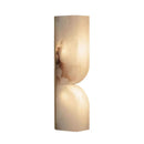 Nordic Luxury Snowflake Stone LED Wall Lamp for Living Room by Axyaa