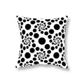 Axyaa Geometric Sofa Pillowcase for Home Decor and Office Chair, Simple Black and White Fashion