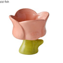 Axya Tulip Dessert Bowl Set - Creative Irregular Ceramic Tableware