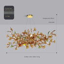 Axyaa Modern Glass Branch Chandelier for Luxury Home Decor