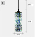 Axyaa Fireworks Glass Pendant Lights for Modern Living Room Decor