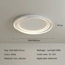 Axyaa Modern Simple Bedroom LED Ceiling Lights Dimmable Round Luster Lamp