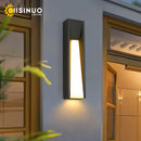 Axyaa Outdoor LED Black Wall Lamp for Garden Patio Entryway