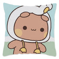 Cute Panda Bears Printed Pillow Case for Sofa Decoration by Axyaa