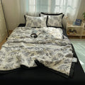 Axyaa Hepburn Lace Cotton Summer Quilt Set