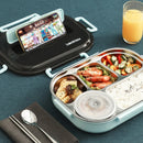 Axyaa Stainless Steel Insulated Lunch Box Set with Bag for Office Students Kids