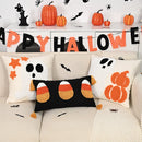 Axyaa 3D Ghost Easter Egg Embroidered Pillowcase Halloween Home Decor Pillow Covers