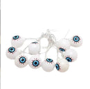 Axyaa LED Eyeball String Lights: Spooky Halloween Atmosphere Decor Lamp