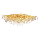 Axyaa Luxury Crystal LED Chandelier for Living Room, Hotel, and Hall