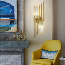 Axyaa Luxury Crystal Wall Lamp for Hotel Living Room, Bedroom & Corridor - Nordic Minimalist Design