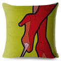 Axyaa Pop Art Crying Girl Cushion Cover 45x45cm