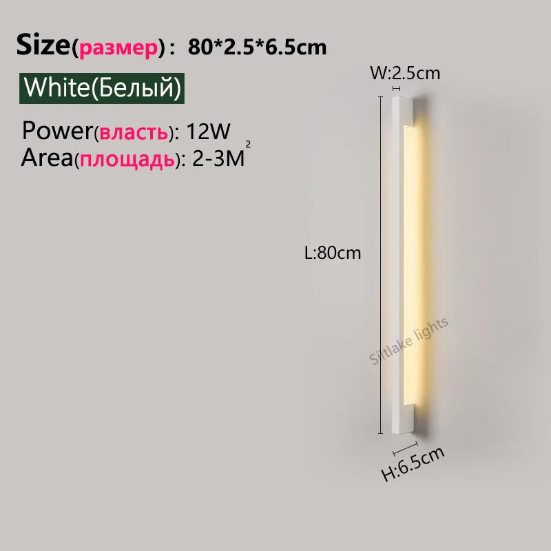 Axyaa Nordic Modern LED Wall Lamp for Indoor Living Room and Bedroom
