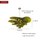 Axyaa Retro Green Glass Chandelier for Home Decoration