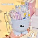 Axyaa Kawaii Plastic Pencil Holder & Makeup Brush Organizer