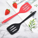 Axyaa Silicone Flat Bottom Pan Spatula Heat-resistant Non Stick Frying Tool