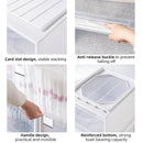 Axyaa Clear Plastic Drawer Organizer Boxes for Wardrobe Storage and Organization