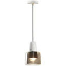 Axyaa Marble Chandelier with Spotlights: Luxurious Minimalist Design for Bedroom Reading