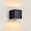 Axyaa Black Travertine LED Wall Sconce - Minimalist Nordic Bathroom Mirror Light