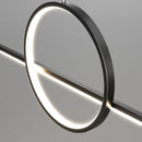 Axyaa Nordic Strip Pendant Lamp | Minimalist Modern Chandelier for Dining Room & Bar Counter