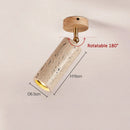 Axyaa Yellow Stone LED Ceiling Light for Balcony and Bedroom