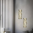 Axyaa Crystal Pendant Lights: Modern Luxury Bedroom & Living Room LED Chandeliers