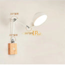 Nordic Wood Bedside Lamp with APP Control by Axyaa