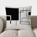 Axyaa Bee Pattern Pillow Cover for Sofa, Bedroom, Car - Cute & Happy Design