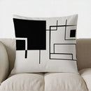 Axyaa Bee Pattern Pillow Cover for Sofa, Bedroom, Car - Cute & Happy Design