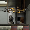 Axyaa LED Chandeliers Pendant Lamp for Dining Room, Modern Hanging Lights for Ceiling