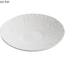 Axyaa Stone Pattern Ceramic Dinner Plate Molecular Cuisine Specialty Tableware