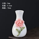 Axyaa Ceramic Mini Flower Pot Vase for Hydroponics & Aromatherapy Décor