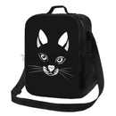 Axyaa Butterfly Cat Insulated Lunch Bag - Reusable Thermal Cooler Tote