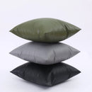 Axyaa Soft Leather-cloth Cushion Cover for Living Room Sofa, Car, Chair Home Decor