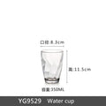 Axyaa Acrylic Transparent Tea Mugs Set - Multi-size Handy Water Glass Kitchen Drinkware