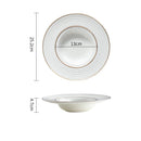 Axyaa Ceramic Straw Hat Salad Plate for Stylish Dining Experience