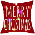 Axyaa Dwarf Christmas Tree LED Pillowcase - Merry Christmas Party Home Decor