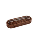 Axyaa Oval Rattan Storage Basket for Home & Picnic - Desk Decor, Bread Plate