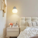 Axyaa Chrome Metal LED Wall Lamp with Acrylic Shade for Bedroom and Corridor