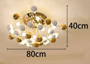Axyaa Staircase Chandeliers Modern LED Pendant Light for Living Room