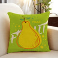 Axyaa Fruit Child Pillowcase Ornamental Decorative Pillow Cover 45x45 Bed Cushion