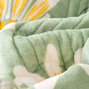 Axyaa Milk Velvet 3-Layer Warmth Blanket for Bed & Sofa