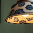 Axyaa Ceramic Glaze Pendant Light LED Hanglamp for Dining Living Room Decor