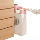 Axyaa Yoga Mat Storage Organizer: Multi-Pocket Home Gym Rack, Large Capacity, Solid Color