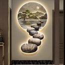 Axyaa Crystal Ceramic LED Wall Lamp for Modern Wall Decor