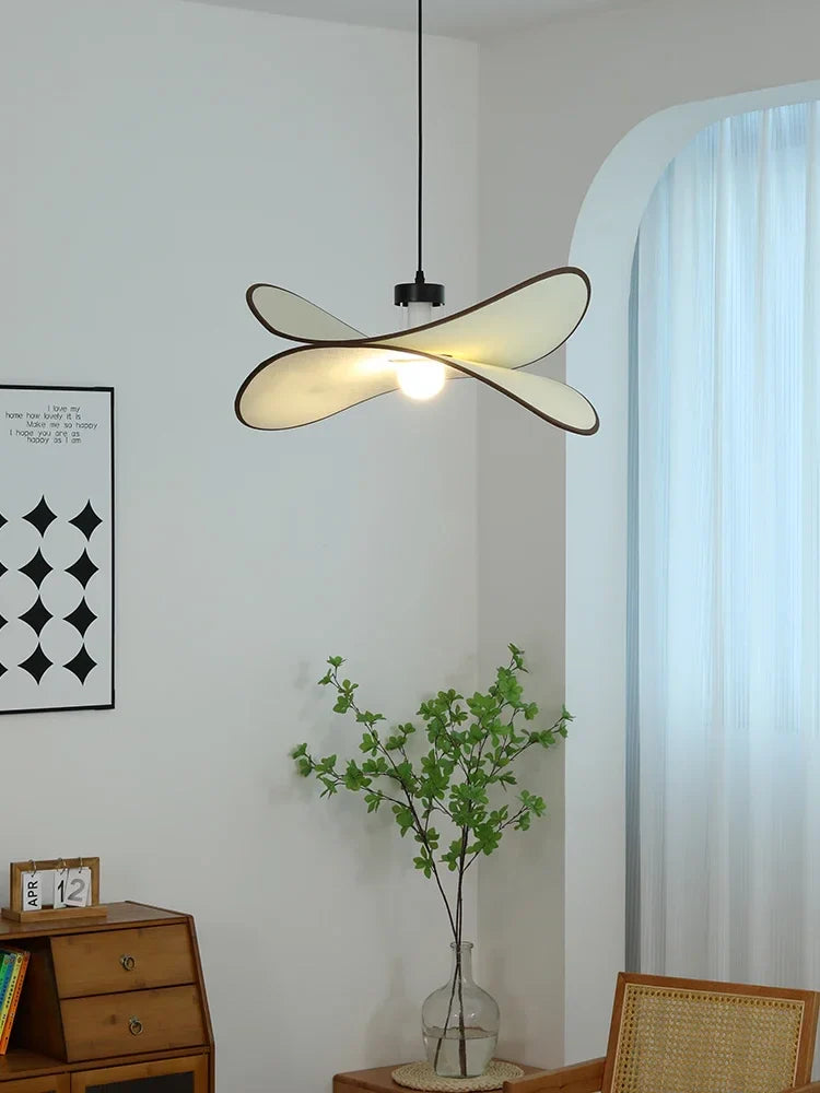 Axyaa Wabi Sabi Cloth Ceiling Lamp LED Chandelier for Living Room and Kitchen Island