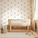 Axyaa Yellow Daisy Wall Stickers for Kids Rooms - Removable Nursery Decor