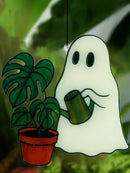 Axyaa Ghost Watering Plant Design Acrylic Hanging Decor for Home