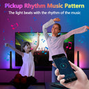 Axyaa RGB LED Floor Lamp: Smart APP Control Music Night Light Strip for Colorful Indoor Ambiance
